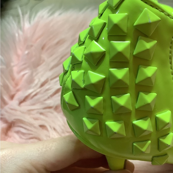 Spiked heels color, yellow💛 - Picture 7 of 10